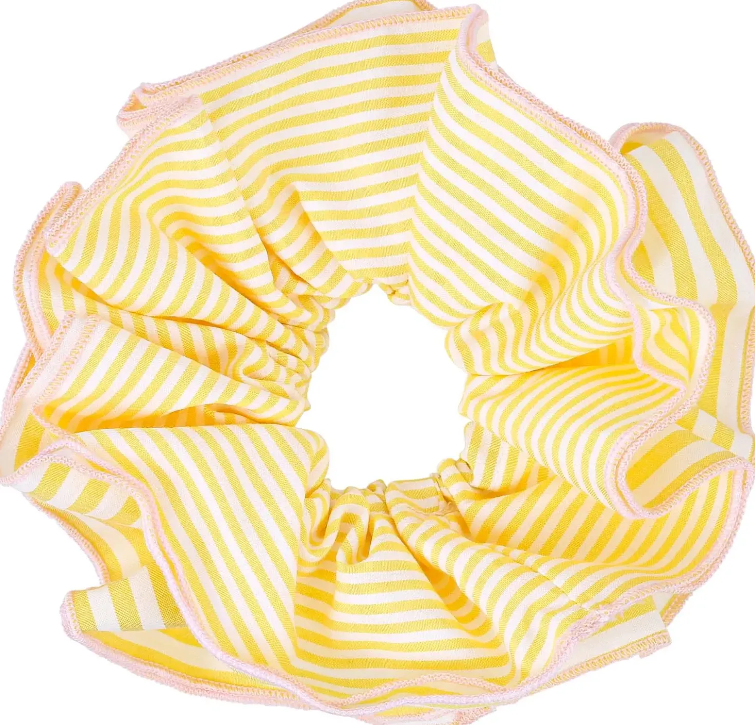Elastique á cheveux - Striped Yellow