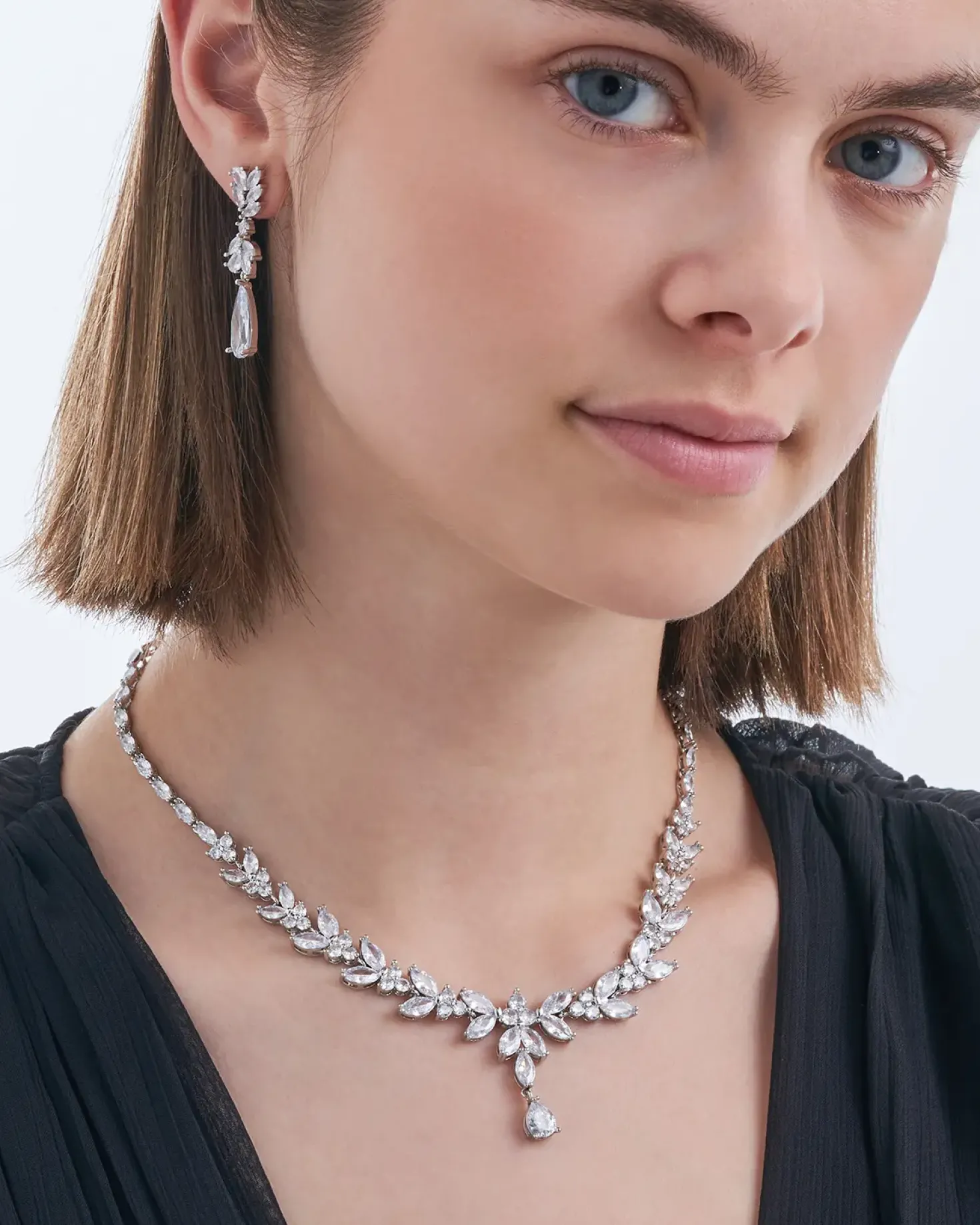 Ensemble - Floral Zirconia