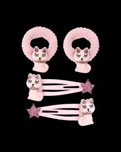 Ensemble d'accessoires à cheveux pour enfants - Sweet Cat