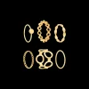 Ensemble de bagues - Different Shapes