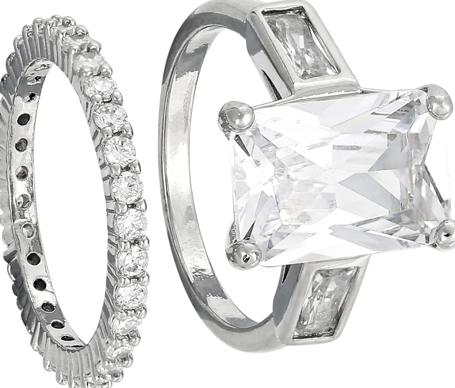 Ensemble de bagues - Elegant Sparkle