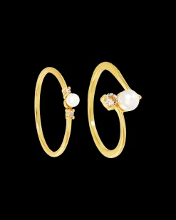 Ensemble de bagues - Glamour Pearl
