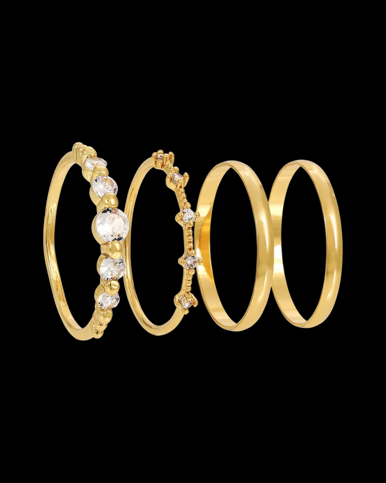 Ensemble de bagues - Golden Vision