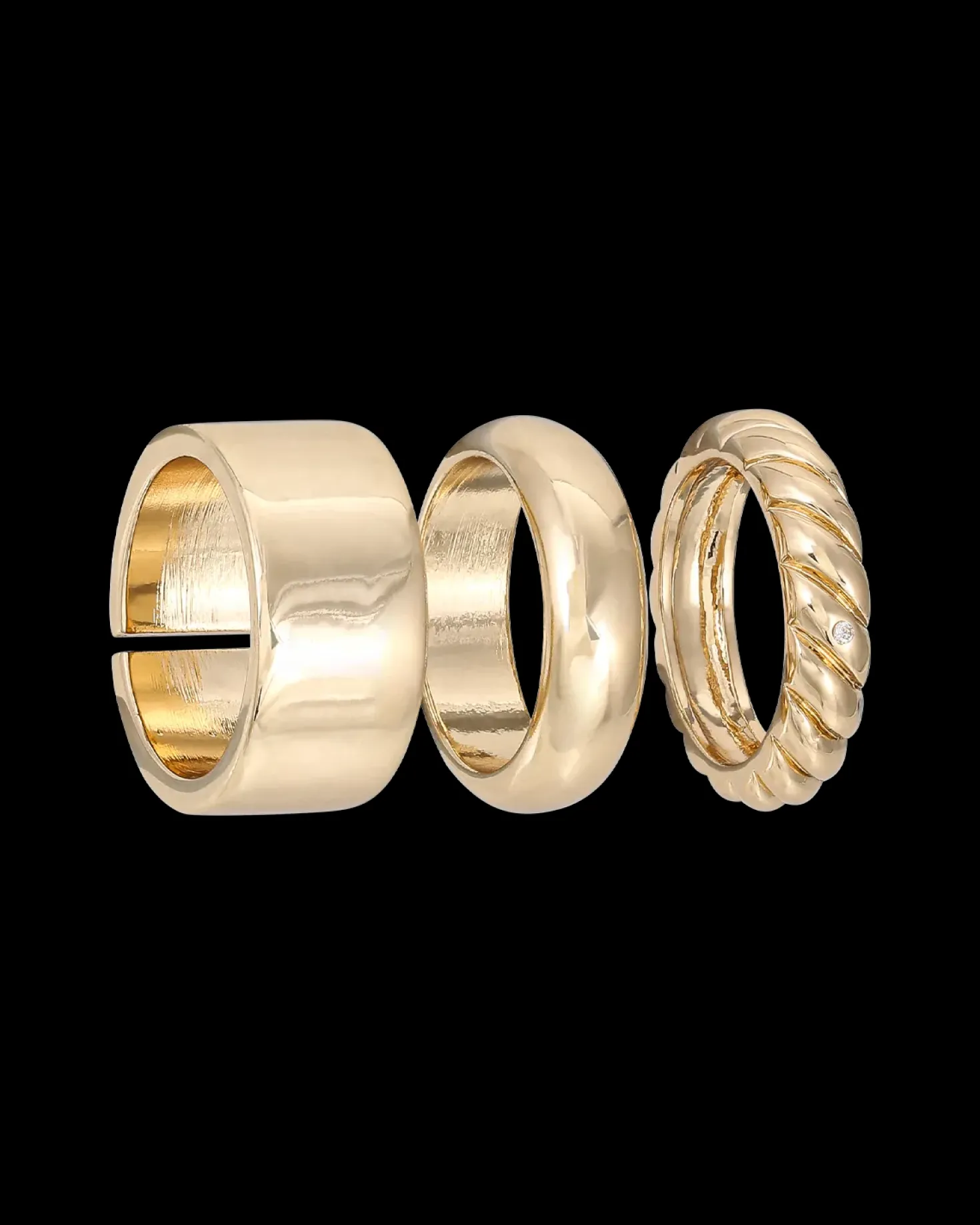 Ensemble de bagues - Golden Classics