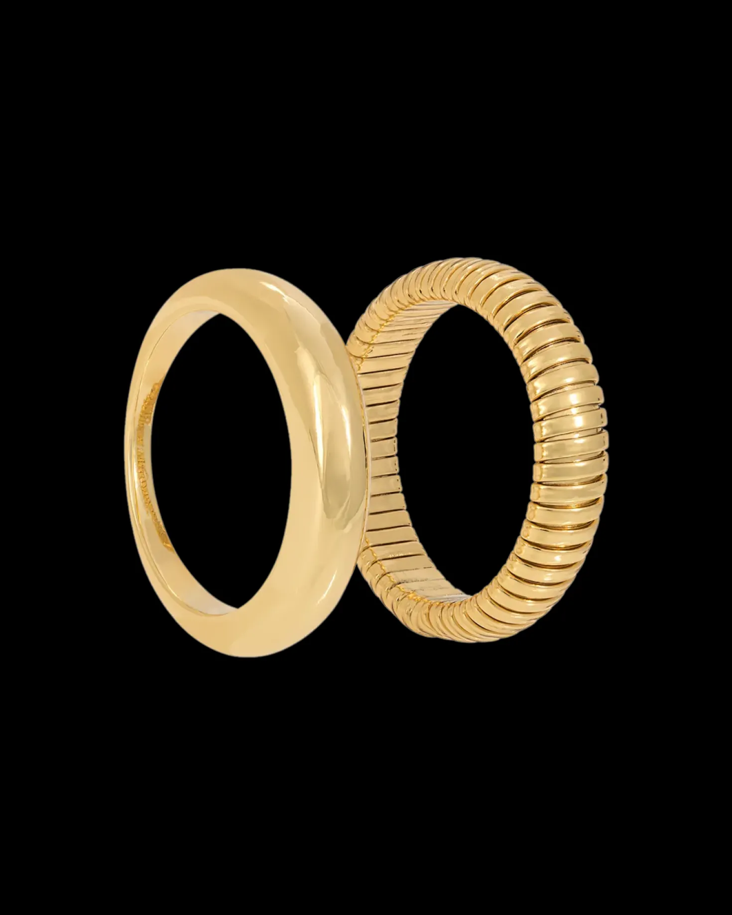 Ensemble de bagues - Golden Glaze