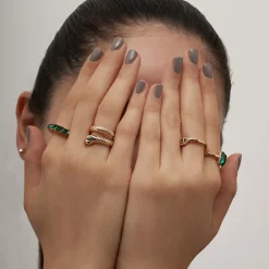 Ensemble de bagues - Green Mystique