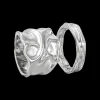 Ensemble de bagues - Industrial Silver
