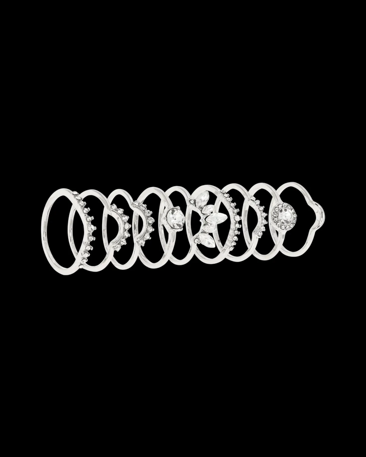 Ensemble de bagues - Silver Festival