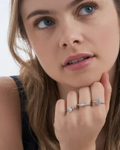 Ensemble de bagues - Silver Zirkonia