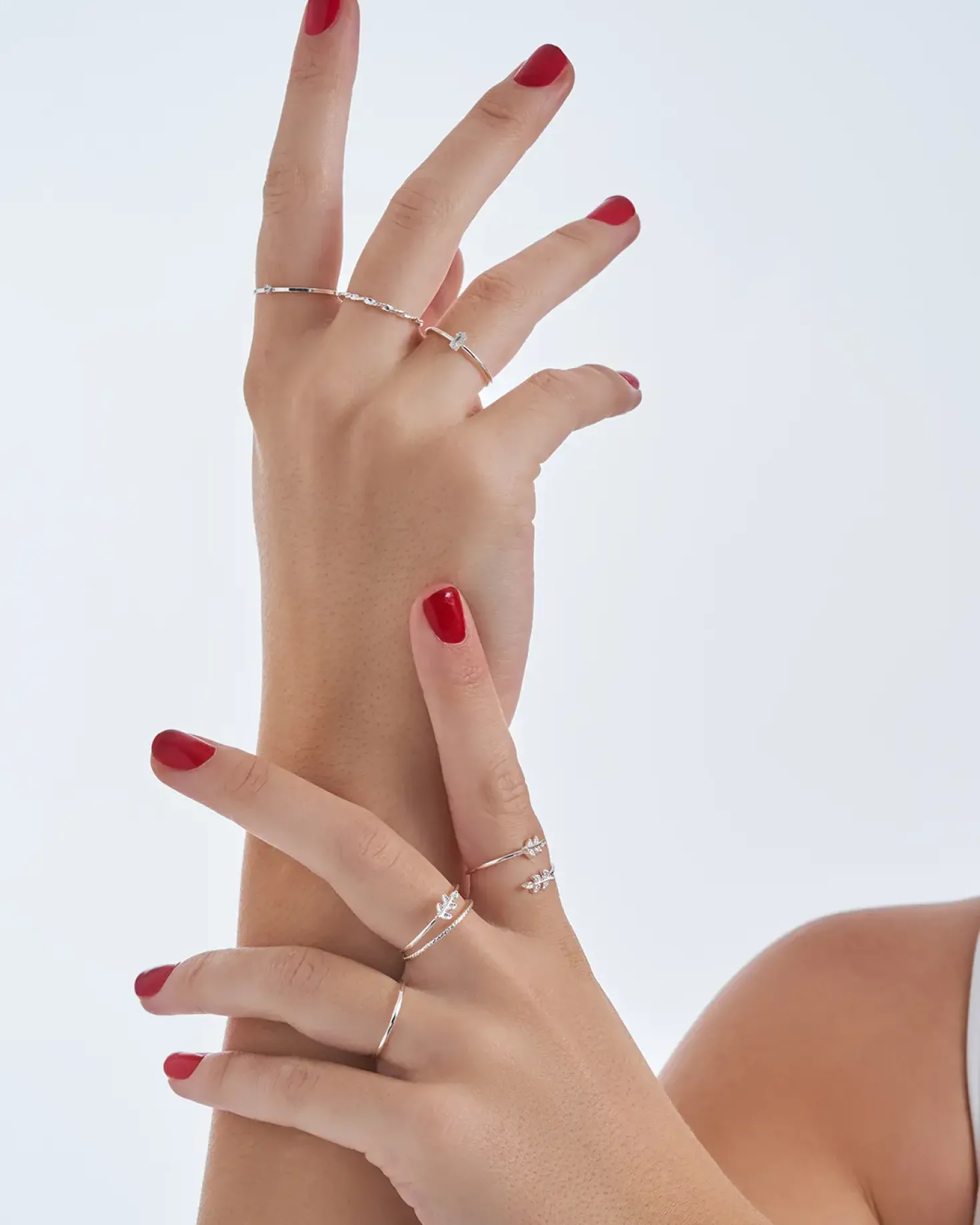 Ensemble de bagues - Silver Glamour