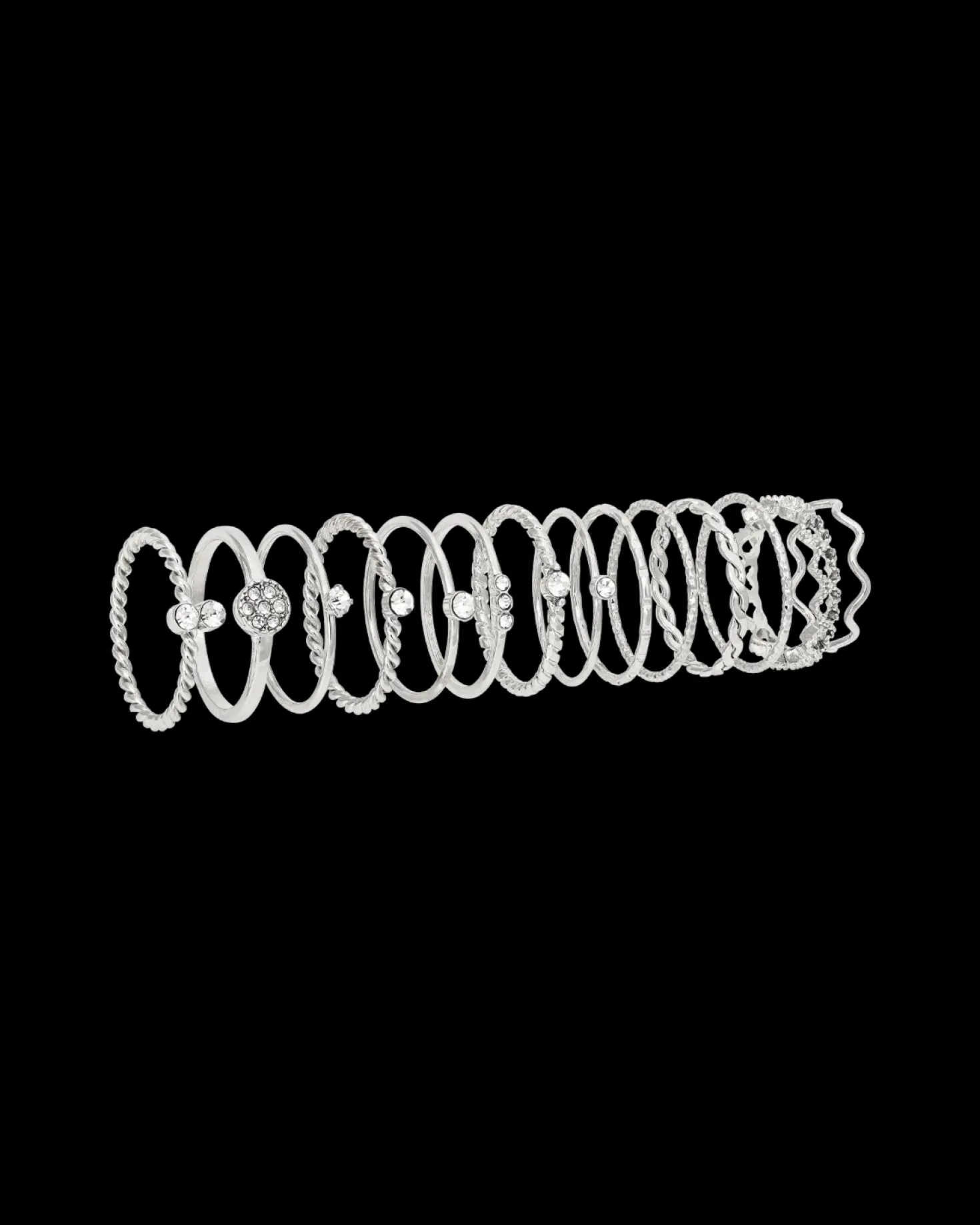 Ensemble de bagues - Various Silvers