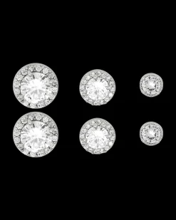 Ensemble de boucles d'oreilles - Round Shine