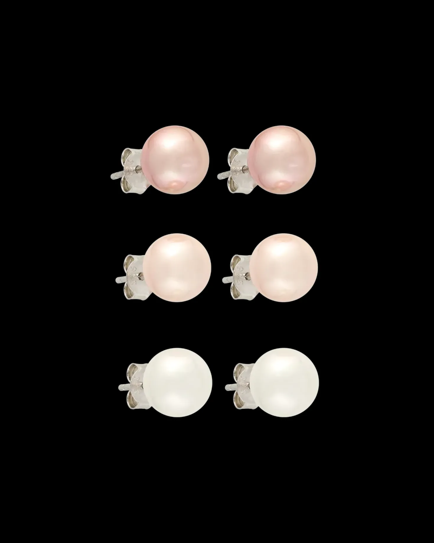 Ensemble de boucles d’oreilles - Rosa Pearl