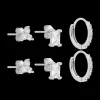 Ensemble de boucles d'oreilles - Shining Trio