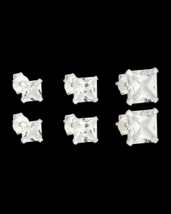 Ensemble de boucles d’oreilles - Silver Shine