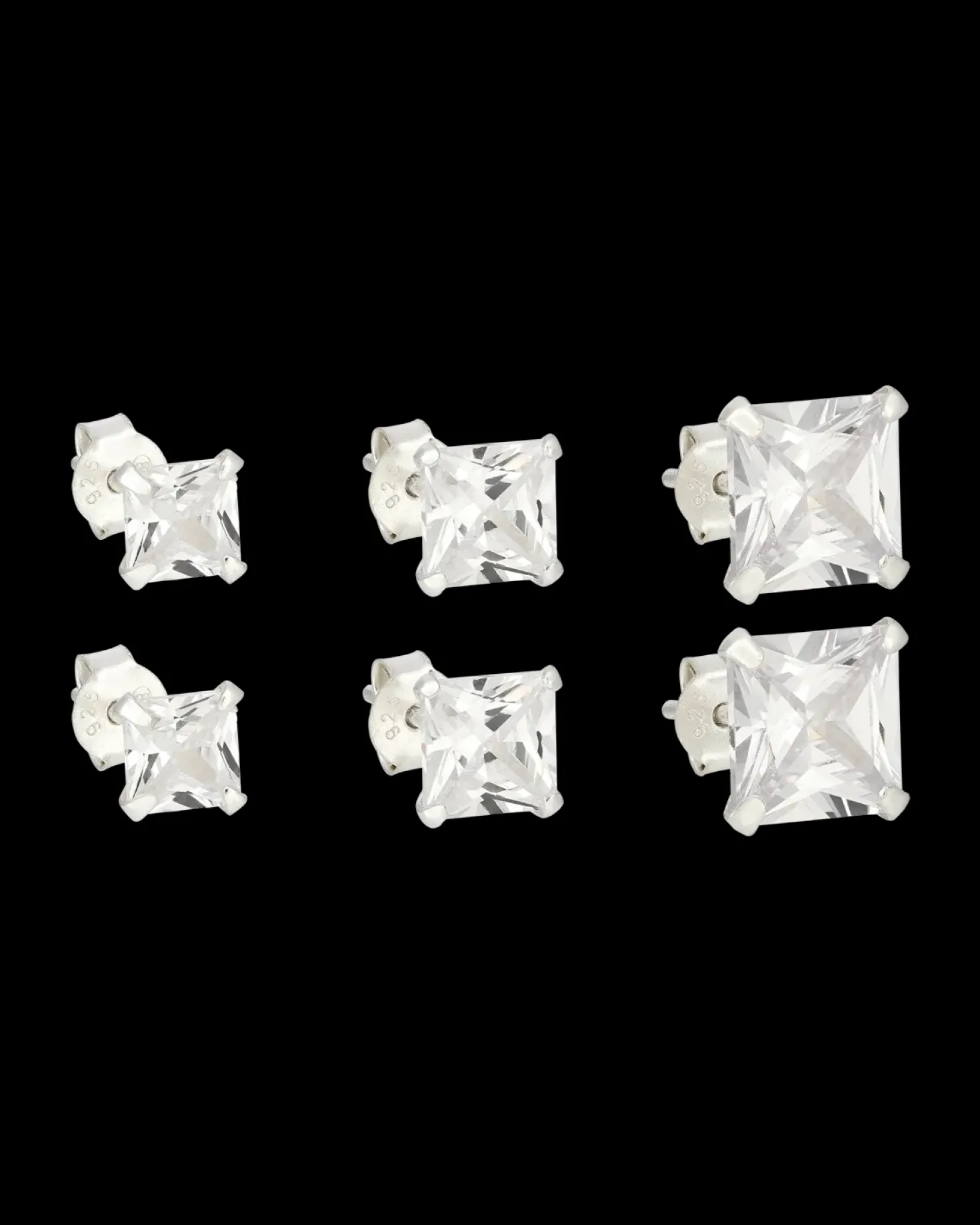 Ensemble de boucles d’oreilles - Silver Shine