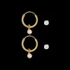 Ensemble de boucles d'oreilles - Gold Plated
