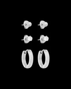 Ensemble de boucles d'oreilles - Silver Favourite