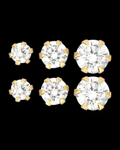 Ensemble de boucles d'oreilles - Shining Cubic