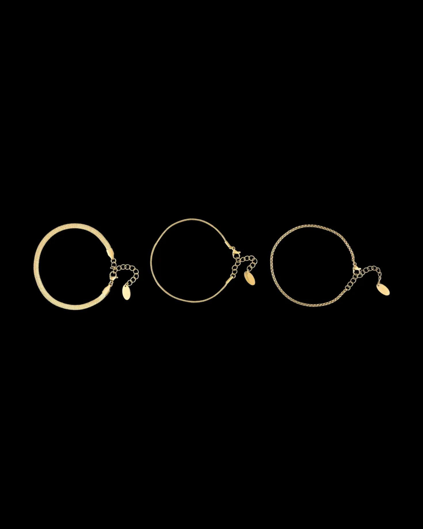 Ensemble de bracelets - Basic Steel
