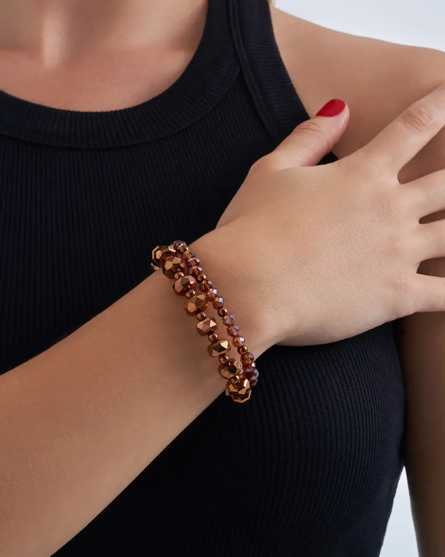 Ensemble de bracelets - Brown Sparkle