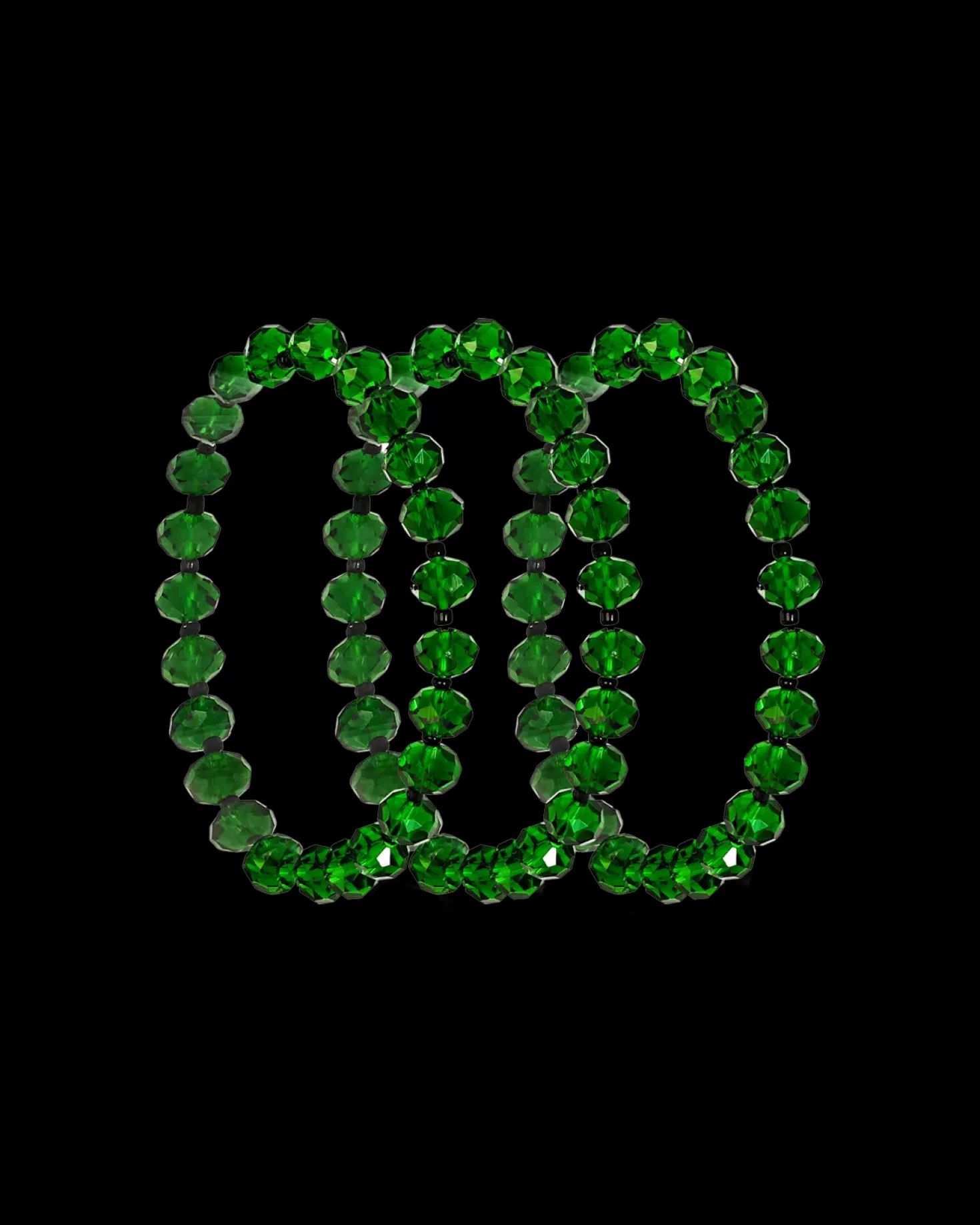 Ensemble de bracelets - Green Glam