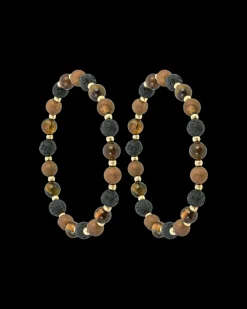 Ensemble de bracelets - Lava Stone