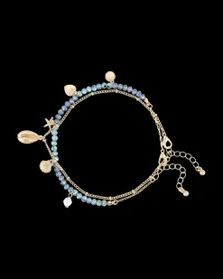 Ensemble de bracelets de cheville - Shell Pendants