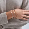 Ensemble de bracelets joncs - Wavy Trio