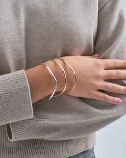 Ensemble de bracelets joncs - Wavy Trio