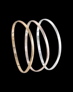 Ensemble de bracelets joncs - Wavy Trio