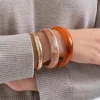 Ensemble de bracelets joncs - Natural Brown