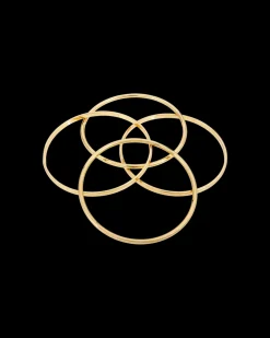 Ensemble de bracelets joncs - Golden Four