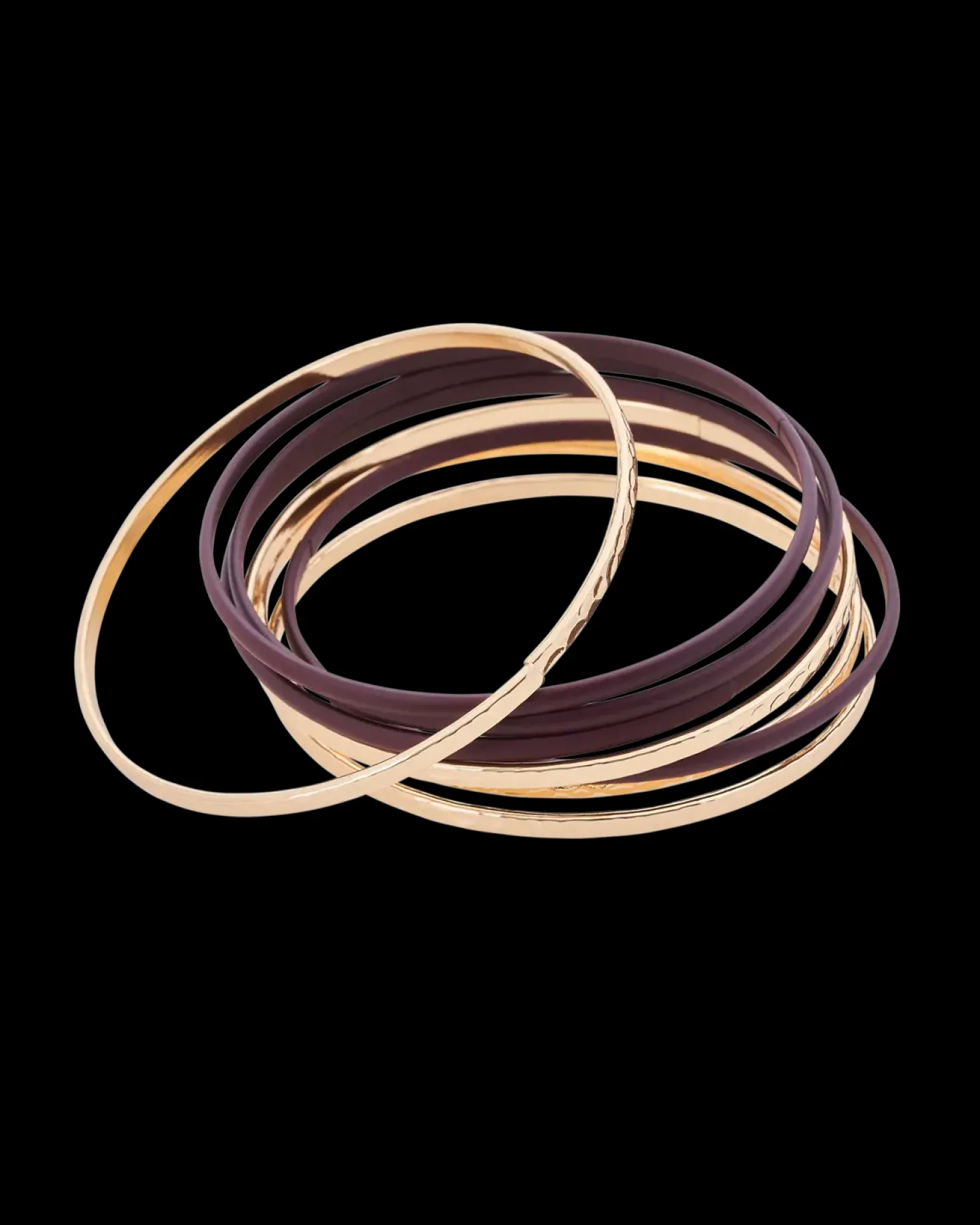 Ensemble de bracelets joncs - Ruby Bliss