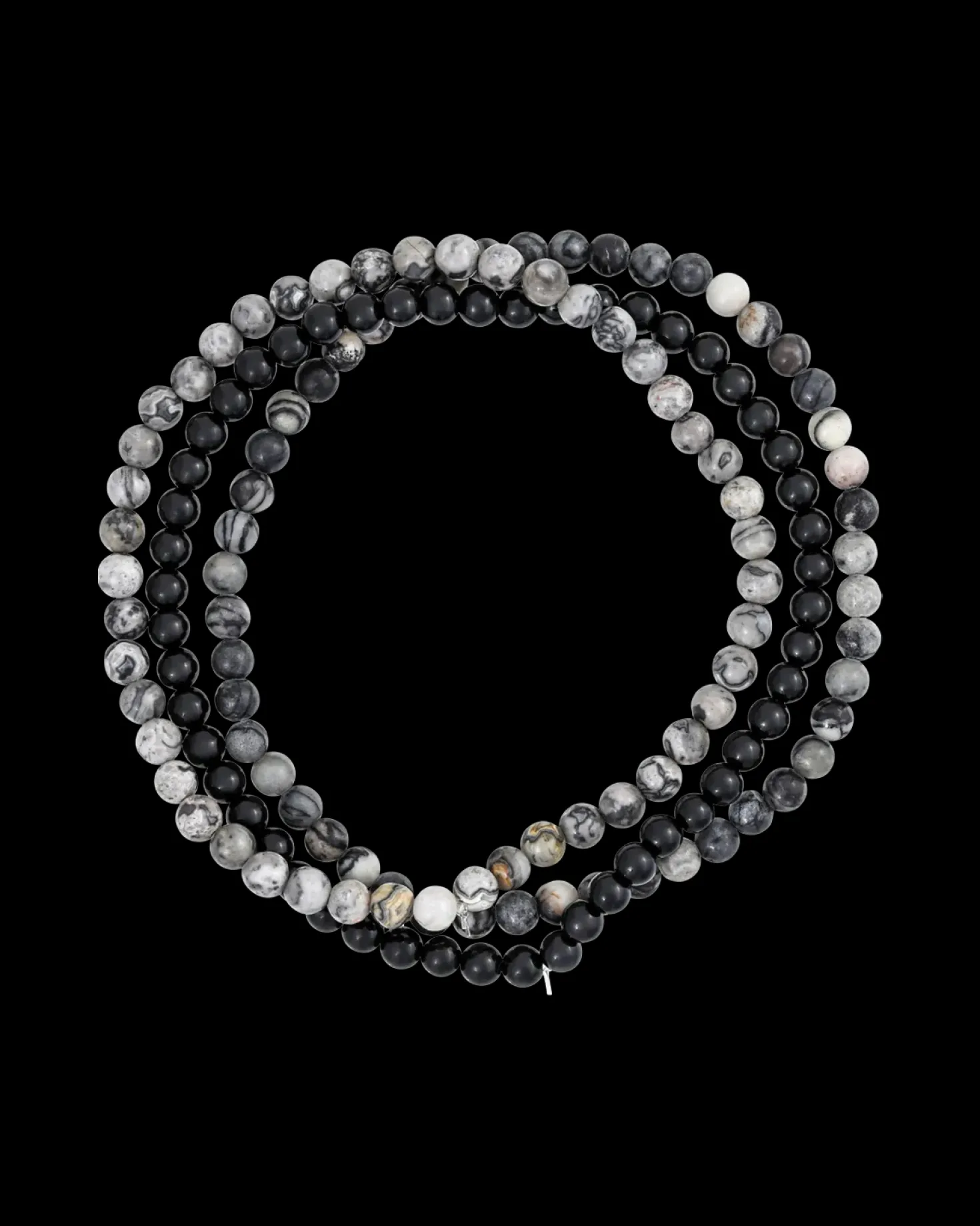 Ensemble de bracelets pour homme - Grey Agate