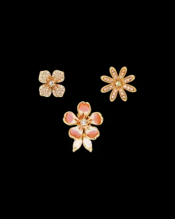 Ensemble de broches - Glittering Flowers