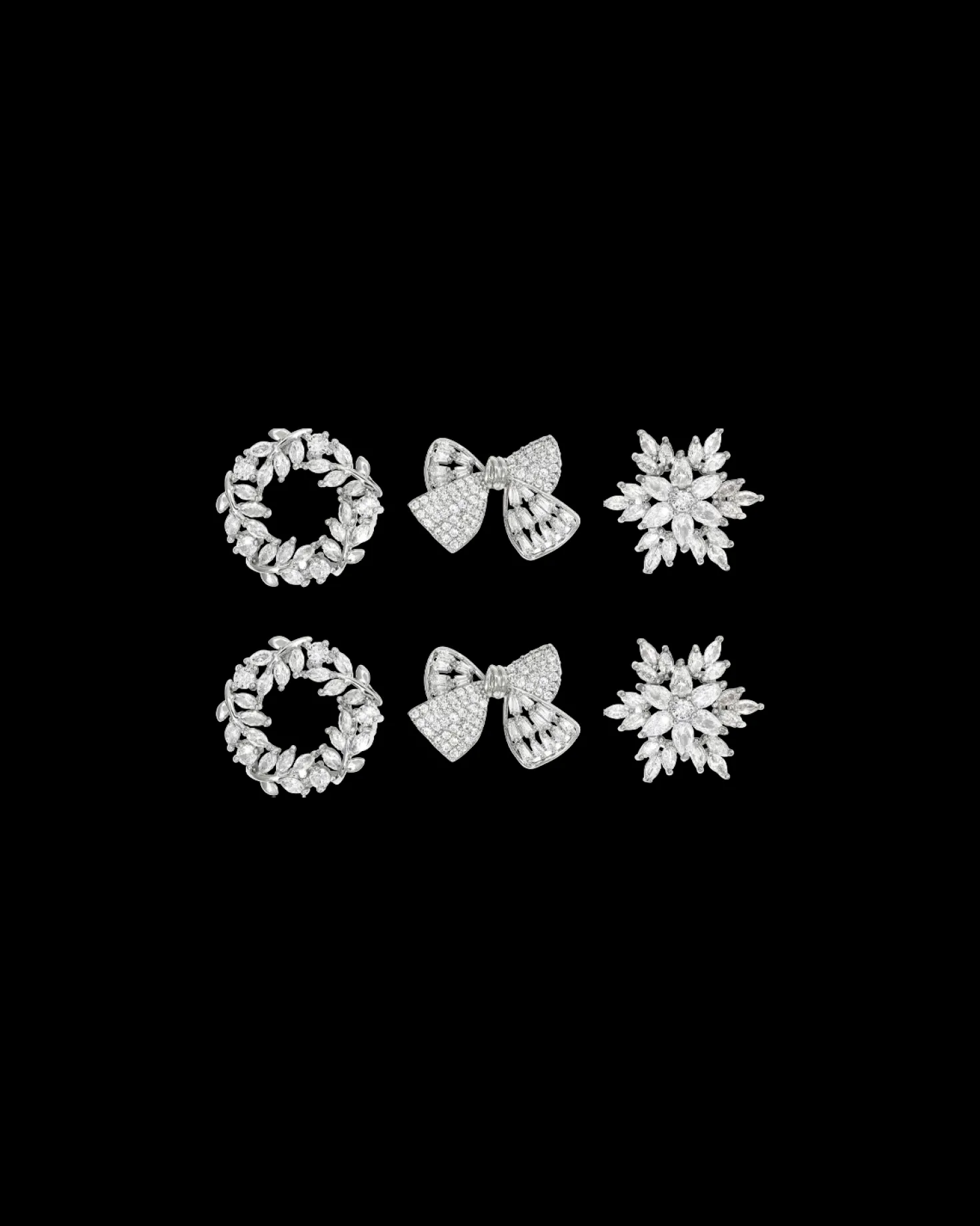 Ensemble de broches - Winter Trio