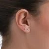 Ensemble de clous d'oreilles - Blue Shine