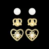 Ensemble de clous d'oreilles - Alpine Charms
