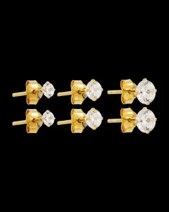 Ensemble de clous d'oreilles - Gleaming Stars
