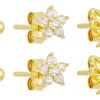 Ensemble de clous d'oreilles - Spring Trio