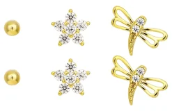 Ensemble de clous d'oreilles - Spring Trio