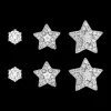 Ensemble de clous d'oreilles - Silver Stars