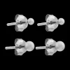 Ensemble de clous d'oreilles - Silver Dots