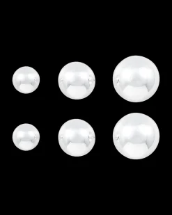 Ensemble de clous d'oreilles - Silver Balls