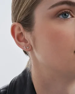 Ensemble de clous d'oreilles - Silver Pieces