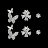 Ensemble de clous d'oreilles - Silver Garden