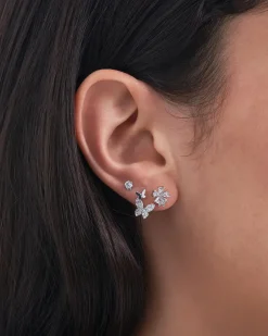 Ensemble de clous d'oreilles - Silver Garden