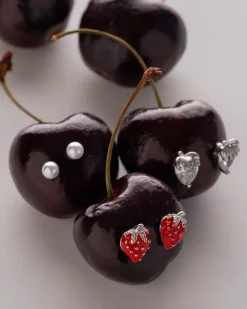 Ensemble de clous d'oreilles - Strawberry Trio