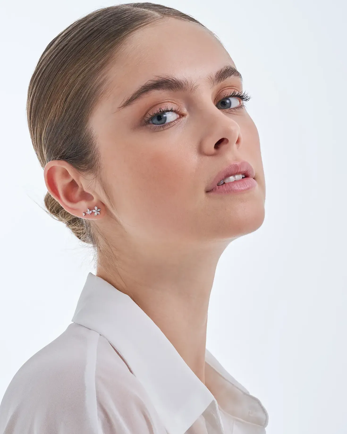 Ensemble de clous d'oreilles - Floral Trio
